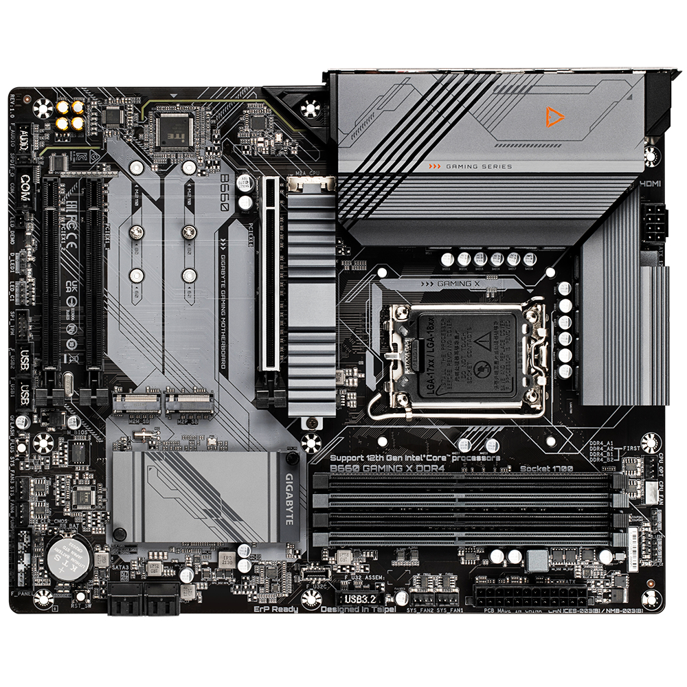 Bekijk afbeelding 2 van Gigabyte 1700 B660 GAMING X DDR4 - 3xM.2/DP/HDMI/ATX
